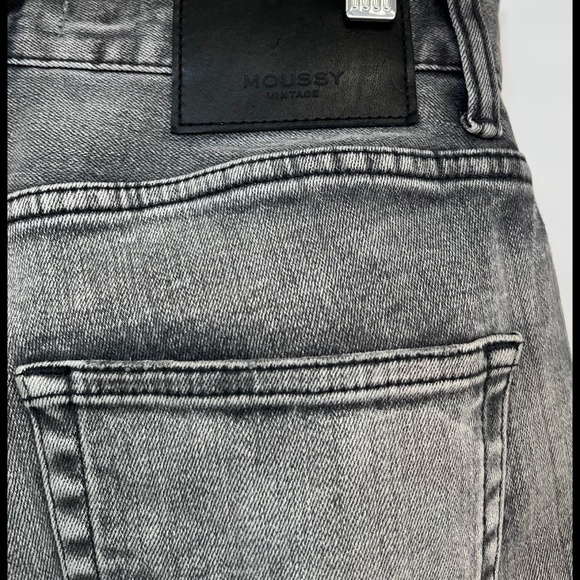 Moussy Vintage Gray cotton blend jeans, size 26 - Picture 4 of 4